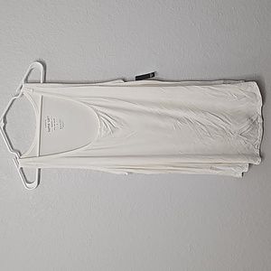 Torrid Sz 2 White Super Soft Racerback Tank Top NWT